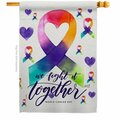 Patio Trasero 28 x 40 in. World Cancer Day House Flag with Support Awareness Double-Sided Vertical Flags  Banner PA4214846